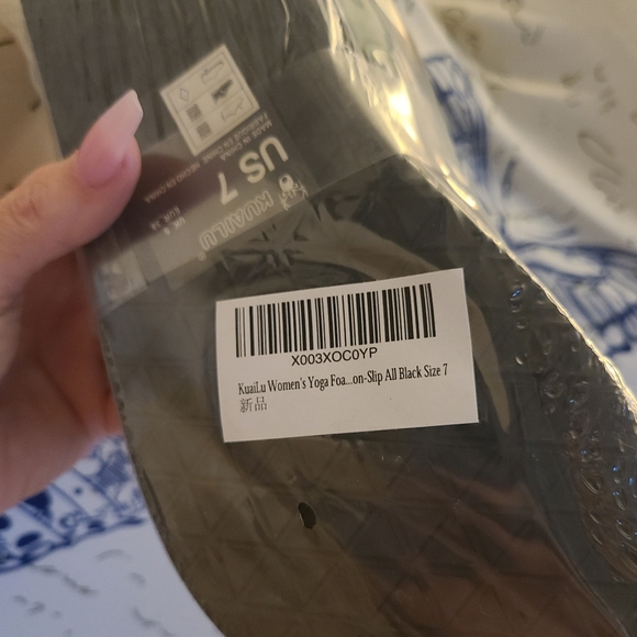 KuaiLu Women's Yoga Foam Flip Flops with Arch Support Thong Sandals Non-Slip - Picture 2 of 7